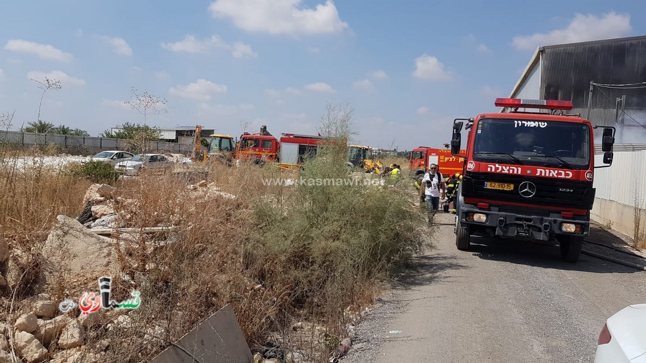 فيديو : اندلاع حريق كبير في مخزن للبلاستيك في سهل المدينة الغربي ومدير قسم الطوارئ خالد عيسى  اشكر كل الشباب اللذين قدموا معداتهم للسيطرة على الحريق  